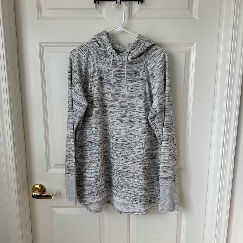 Avalanche Women's Mila Pullover Hoodie White/Grey Size XXL